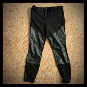 Asos Leather-Poly Jeggings